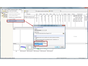 Festlegung des Standardprogramms im Projektmanager