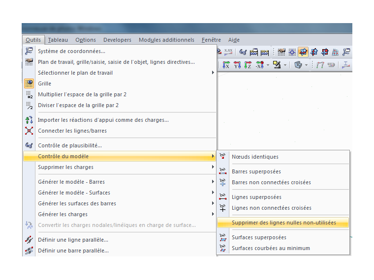 Supprimer des lignes nulles non utilisées