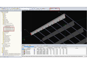 Détermination de la hauteur variable de la section d'une barre à inertie variable à l'aide de l'option « Connecter les lignes ou les barres »