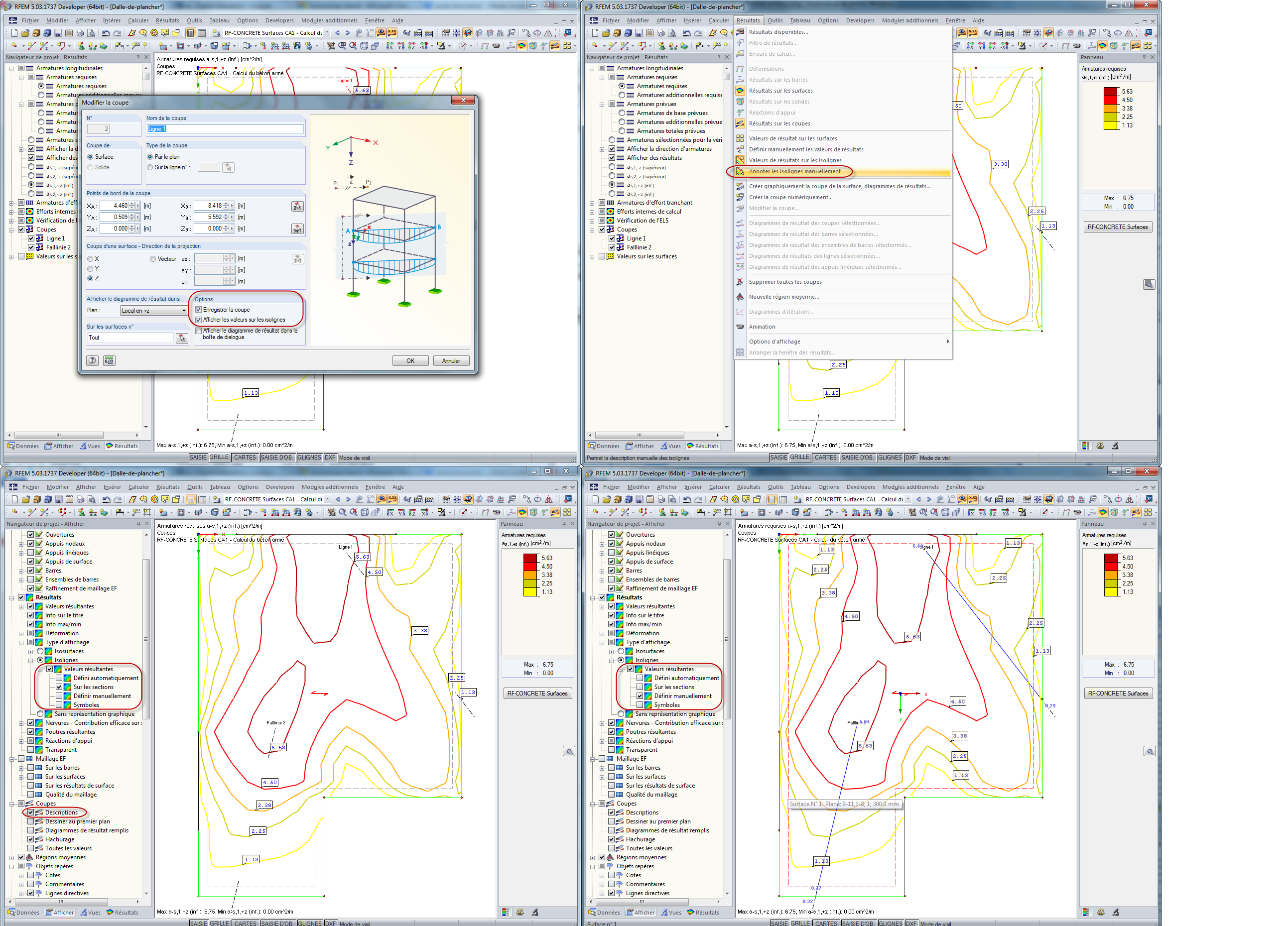 Annotation automatique des isolignes