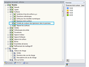 Échelle de couleurs des épaisseurs dans le panneau