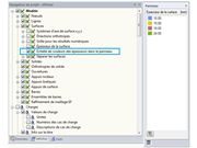 Échelle de couleurs des épaisseurs dans le panneau