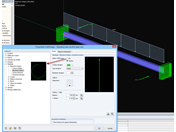 Affichage des moments d'appui sous forme de vecteur