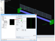 Affichage des moments d'appui sous forme de vecteur