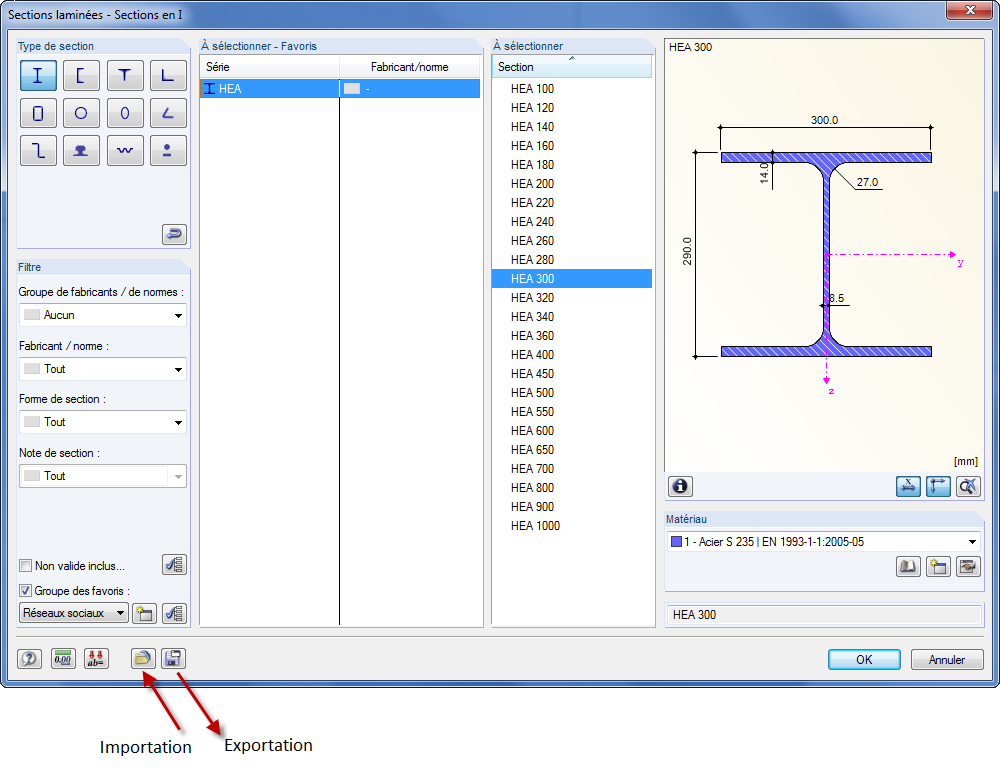 Modifier le groupe de favoris actuel