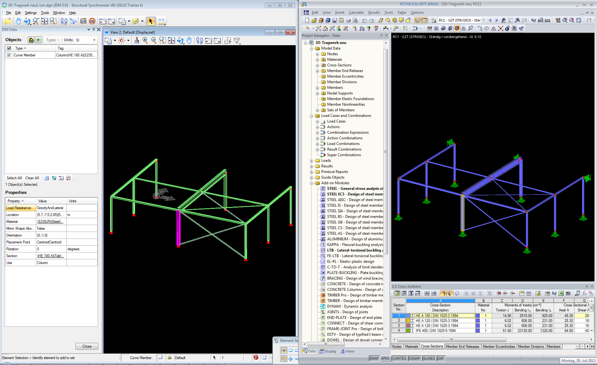 Echange de données via le fichier ISM