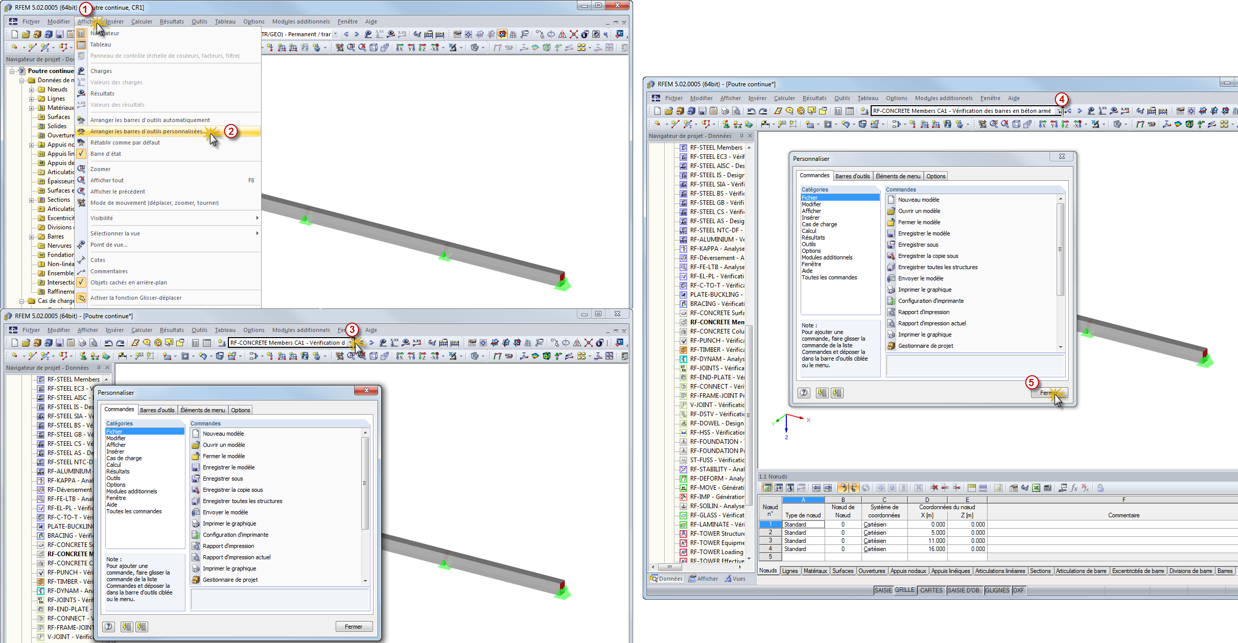 Améliorer la visibilité de la barre d'outils