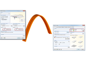 Modélisation de poutres en retombée de poutres dans des structures en bois lamellé-croisé avec nervures