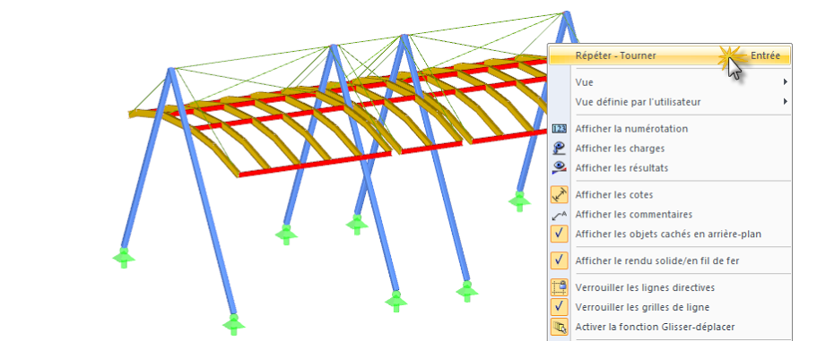 Rappel de la dernière fonction dans RFEM 5 et RSTAB 8