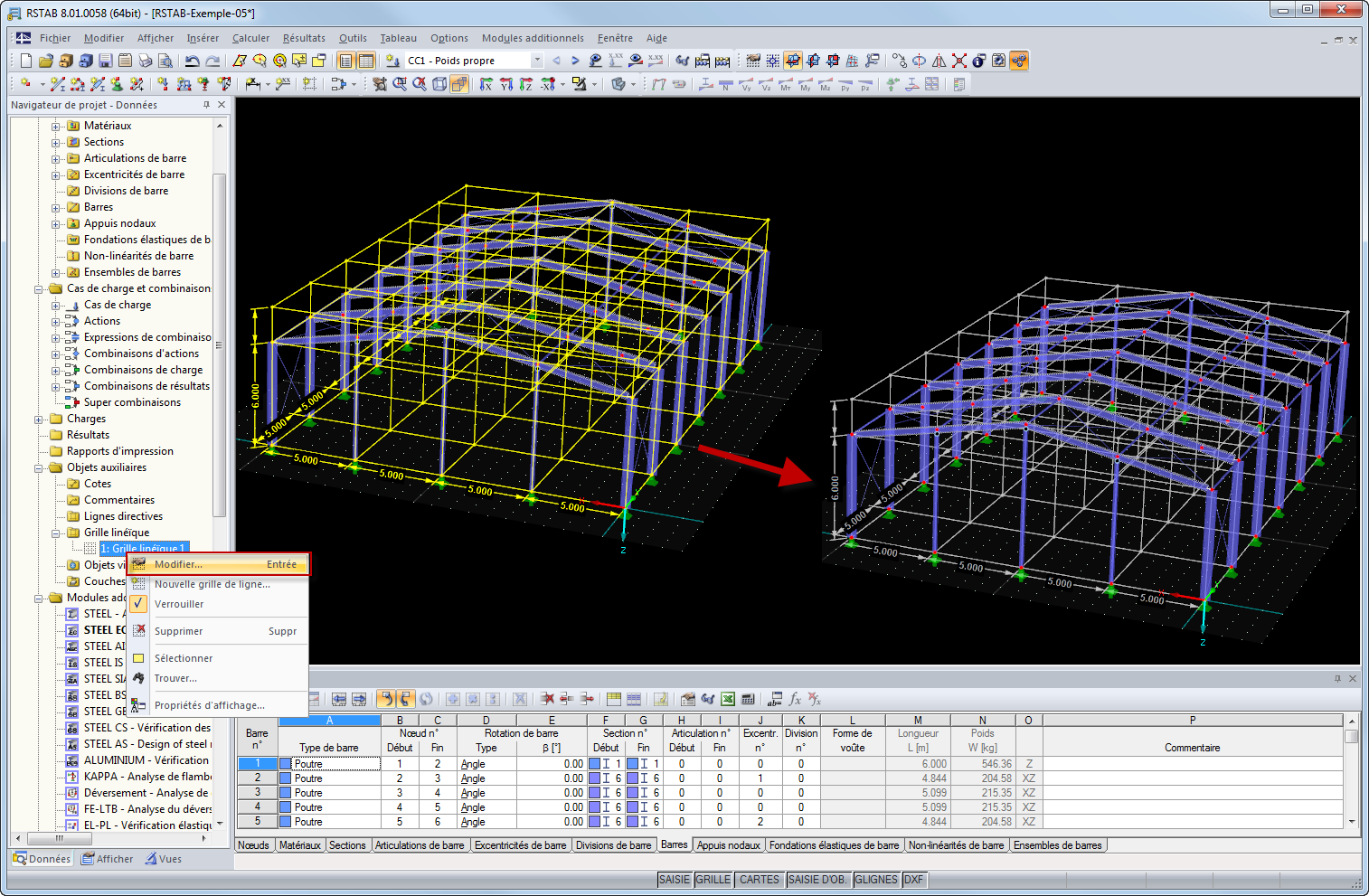 Hilfsobjekt "Linienraster"