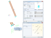 Définition de la non-linéarité des conditions d'appui aux appuis nodaux