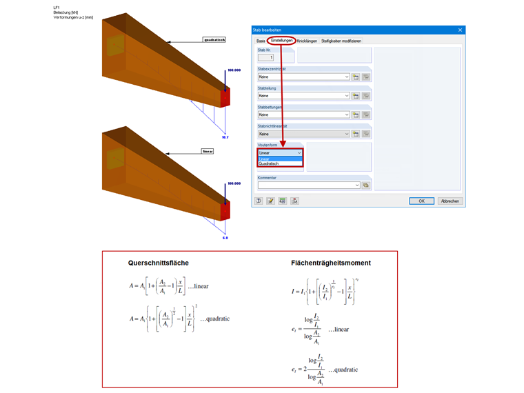 Forme de section
