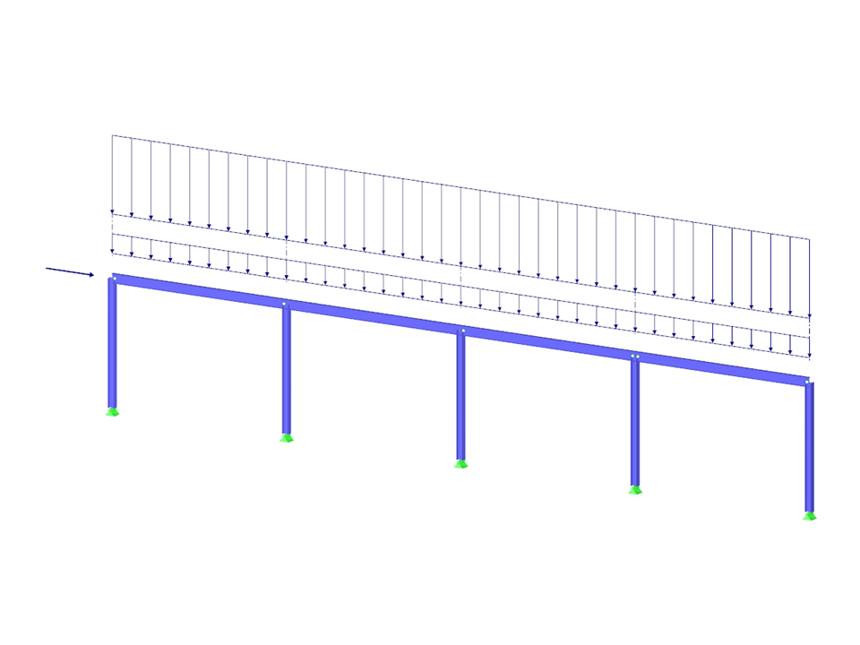 Calcul d'un portique de portique selon AISC C.1A