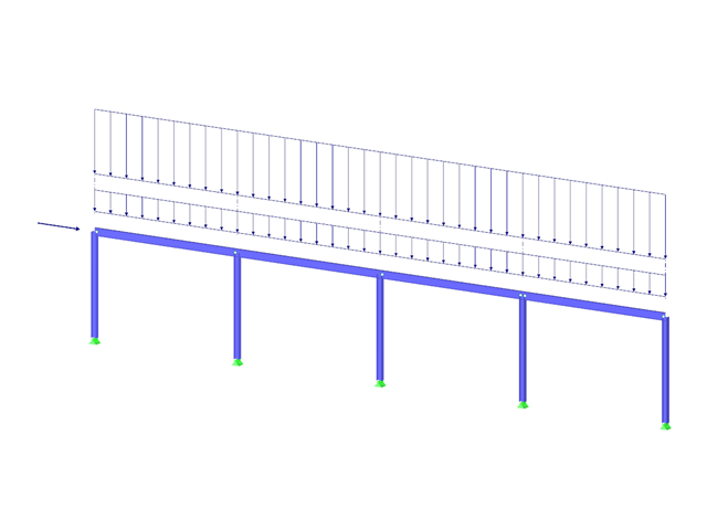 Calcul d'un portique de portique selon AISC C.1A