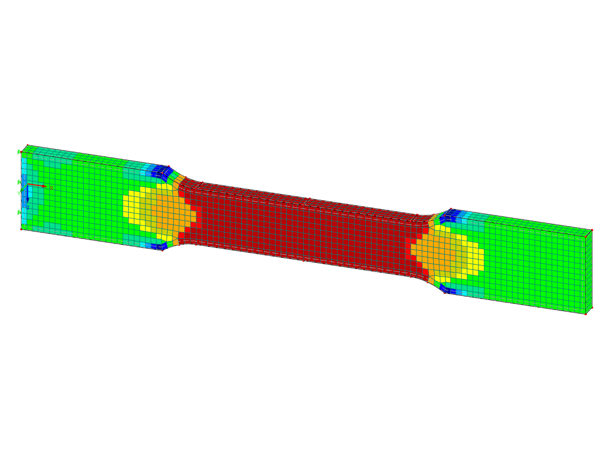 Modèle du solide pour l’essai de traction