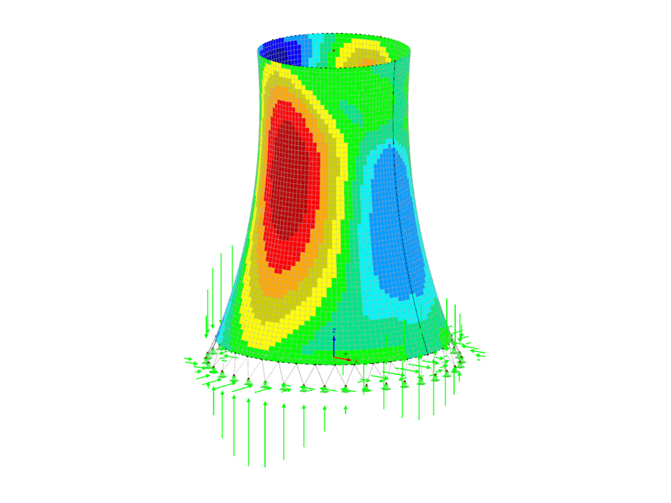 Ausgabe der Lastverteilung in RFEM