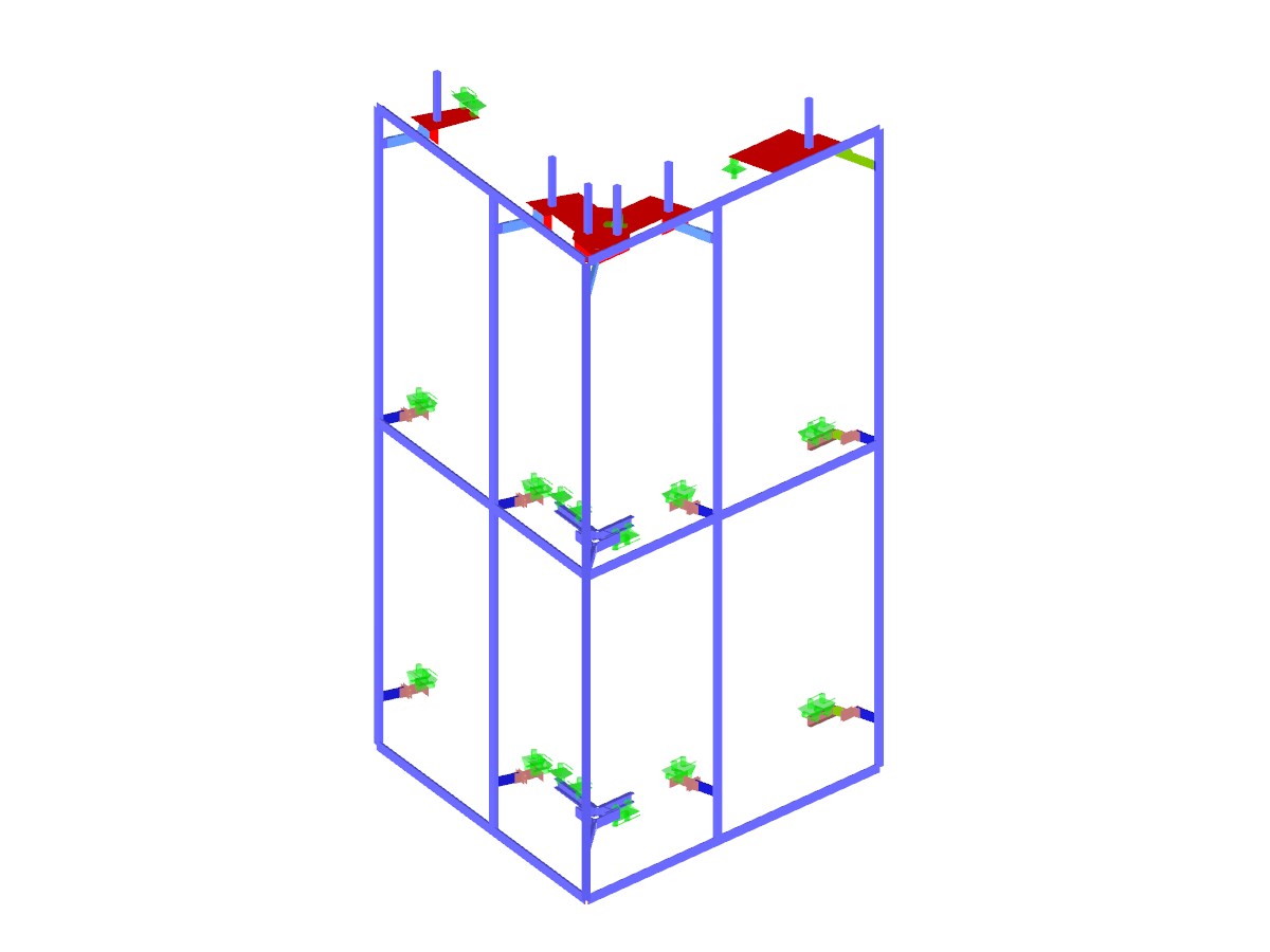 Modèle 3D du projet client « VoltAir Office Facade, Berlin » (© Rümme Bauingenieur GmbH)