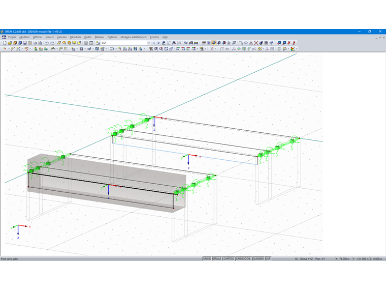 Conversion de la nervure avant en surface