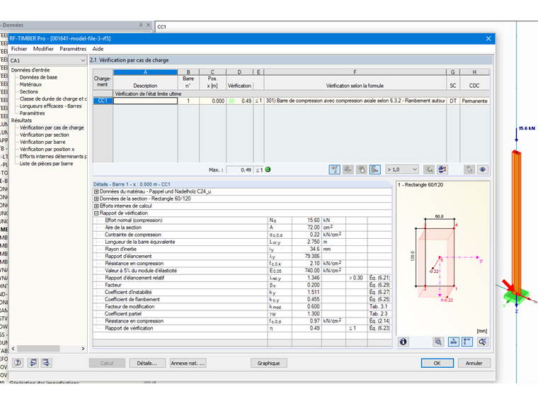 Analyse du flambement