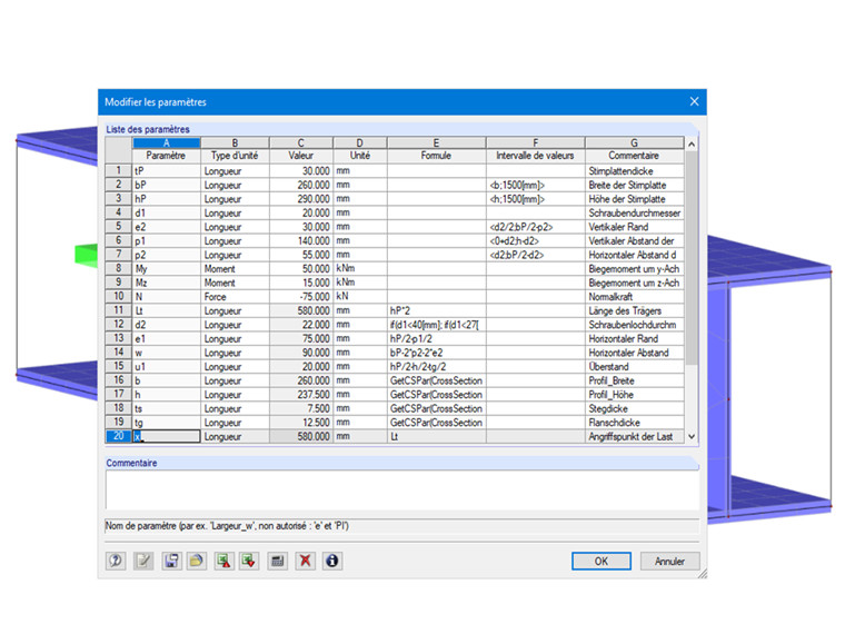 Modifier les paramètres