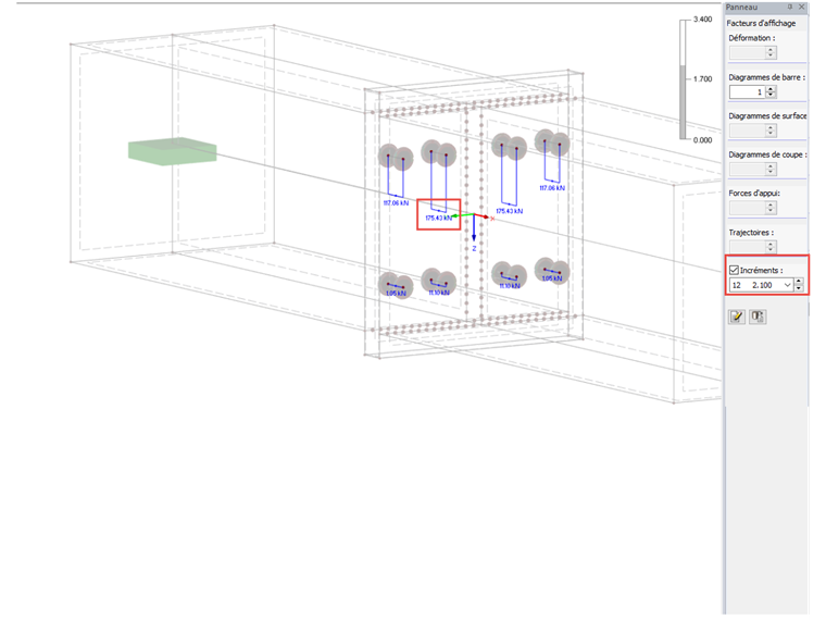 Évaluation des efforts appliqués aux boulons