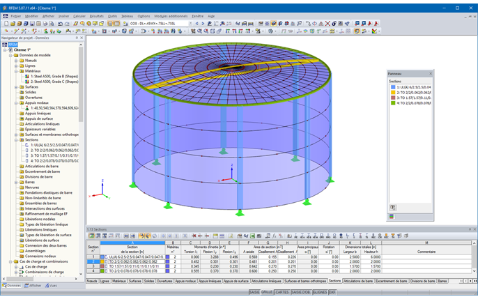 3D-Modell eines Wassertanks in RFEM (© Rocky Summit EC)