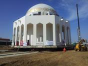 Transport einer Moschee in Saudi-Arabien