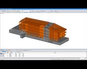 RFEM-Modell des „Haus der Bauern“ (© Göppert Bauingenieure)