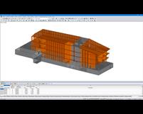 RFEM-Modell des „Haus der Bauern“ (© Göppert Bauingenieure)