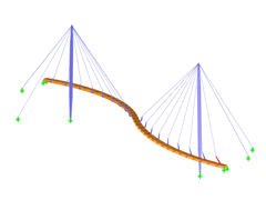 Modèle 3D de pont dans RFEM (© Schaffitzel + Miebach)