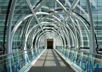 Vue intérieure du pont (© Gartner Steel and Glass GmbH)