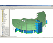 Berechnungsmodell in RFEM (© Rohmer)