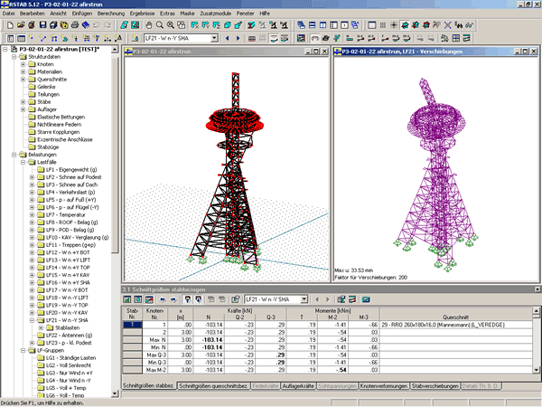 Mât et tour d'observation à Prague