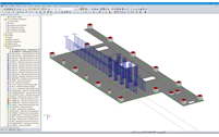 Auf Bodenplatte angesetzte Wanderlasten in RFEM