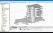 Modèle 3D du « Cube B » dans RFEM (© künstlin ingenieure)