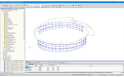 Structure porteuse de la façade dans RFEM (© Enclos Corp.)
