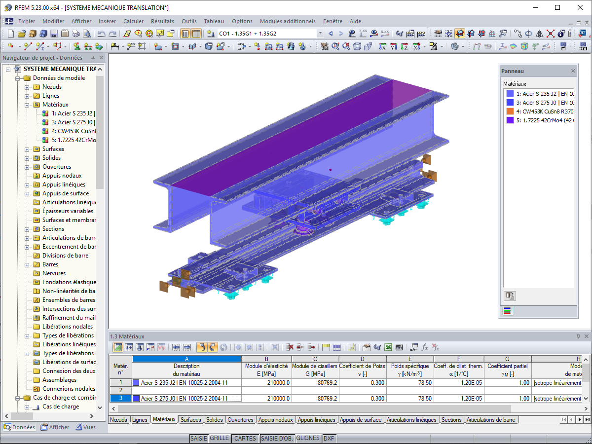 Système de rails avec composants (© AGICEA)