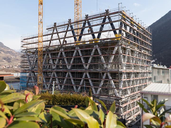 Siège de la société Markas en construction (© ATP/Bause)