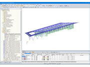 Terminal de manutention | Projet client planifié avec RSTAB