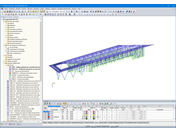 Terminal de manutention | Projet client planifié avec RSTAB