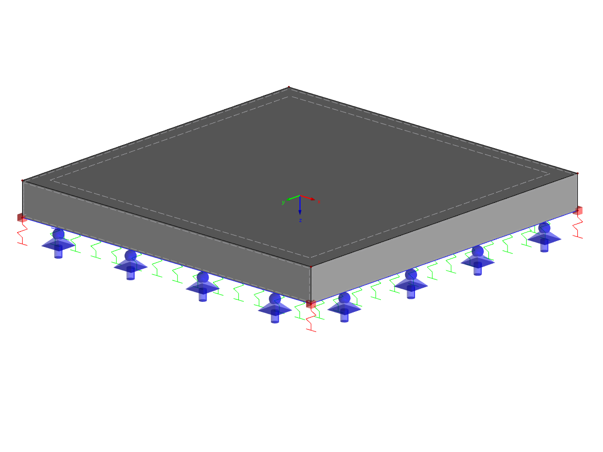 Application de ressorts de surface, de ressorts linéiques et de ressorts simples