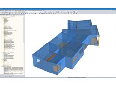 Modèle RFEM de la maison (© Maderas Besteiro)