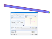 Exemple de poutre pour plusieurs méthodes LTB