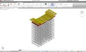 Configuration de la structure d'échafaudage dans AutoCAD (© PERI GmbH)