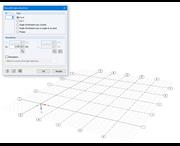 Boîte de dialogue « Nouvelle ligne directrice » et grille à partir des lignes directrices