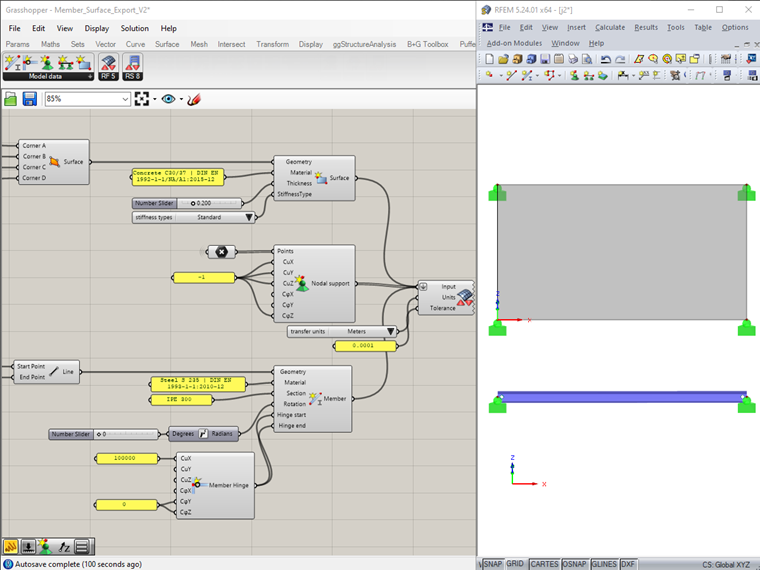 Composants du plug-in Dlubal