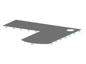 Dalle de béton avec ouverture