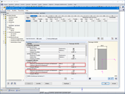 Coefficients de flambement définis par l’utilisateur dans les données d’entrée