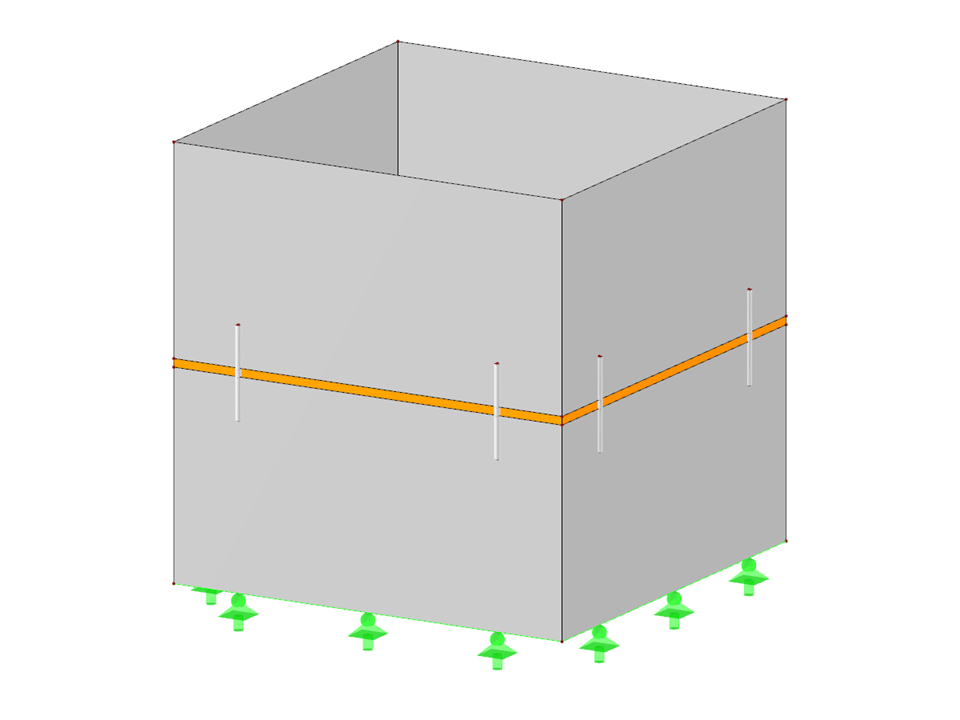 Regard d'égout en béton avec chevilles d'effort tranchant