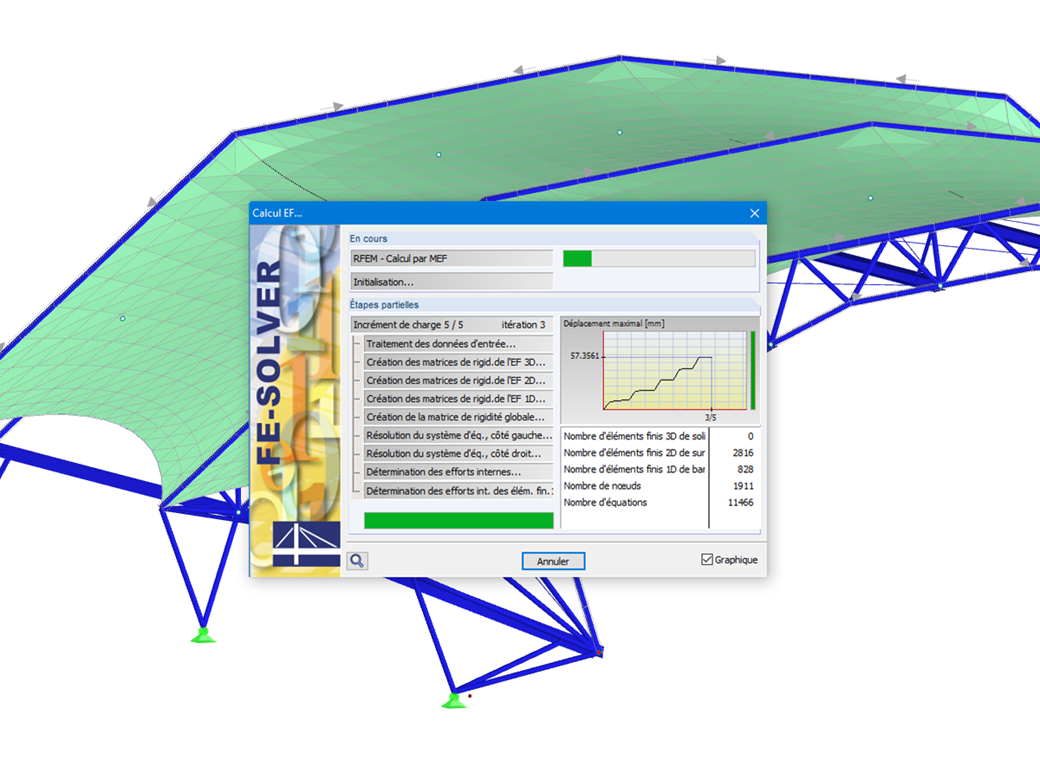 Verbesserung der Berechnungsperformance durch optimierte Berücksichtigung der Knotenfreiheitsgrade in RFEM